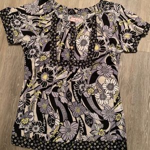 Koi by Kathy Peterson Scrub top size medium